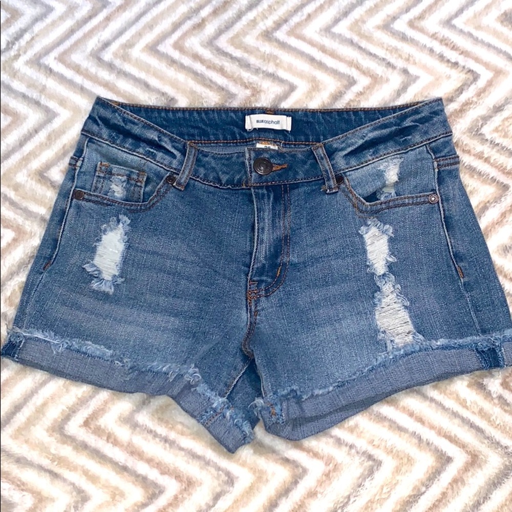 Denim shorts
